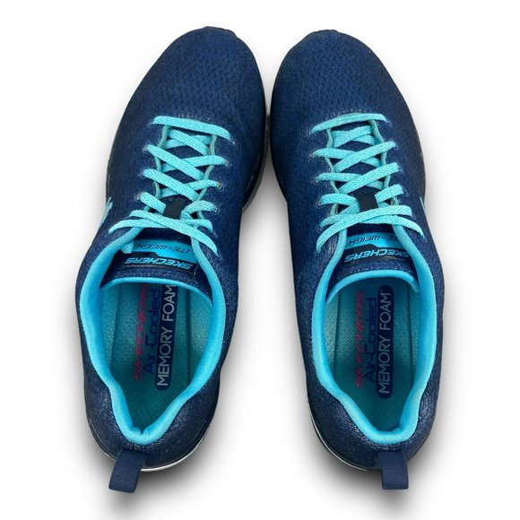 Skechers Skech Air Infinity Running Shoes 12178 Athletic Sneakers Blue Women 10 - Picture 7 of 9